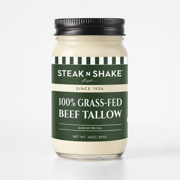 100% Grass-Fed Beef Tallow – Steak 'n Shake