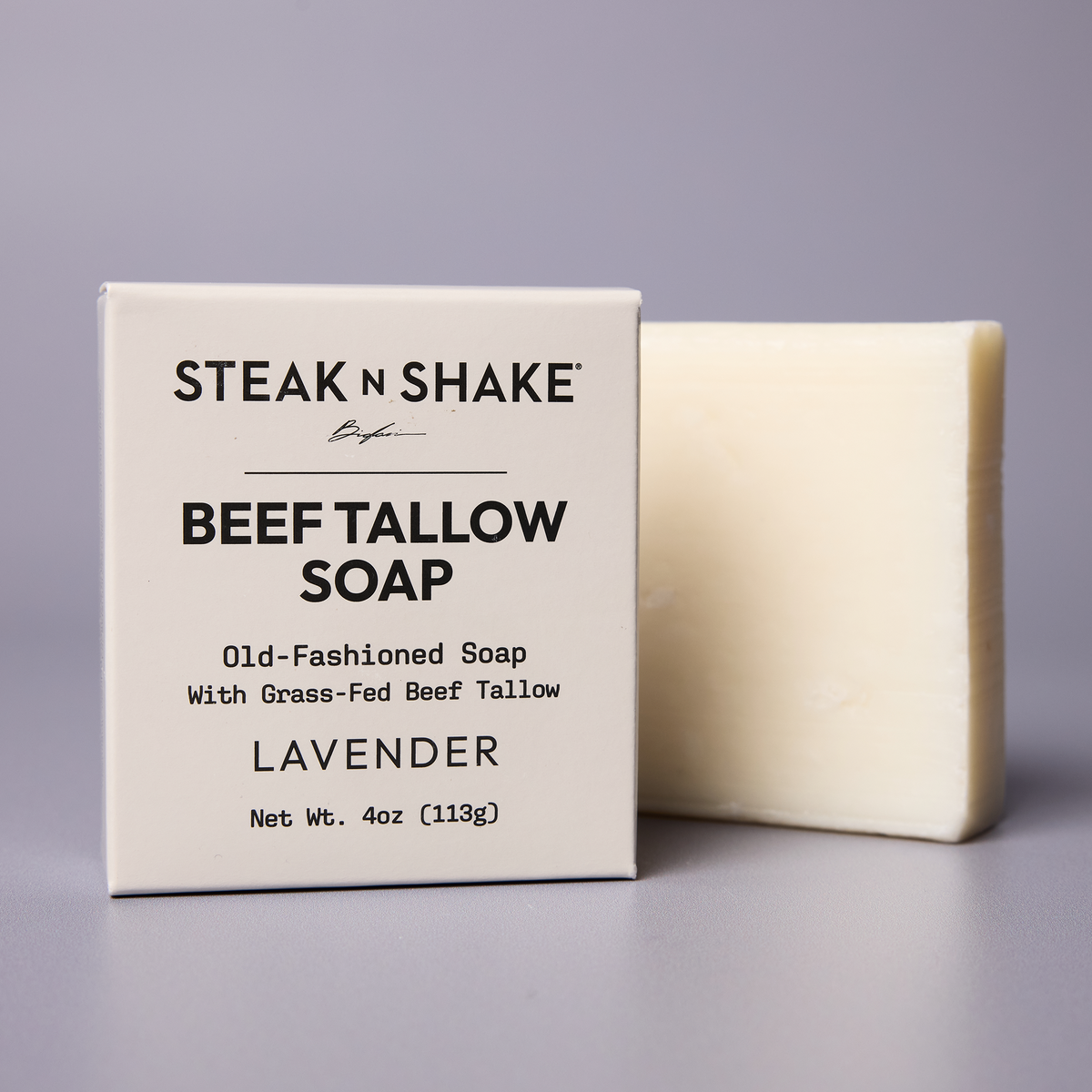 Lavender Beef Tallow Soap, 4oz