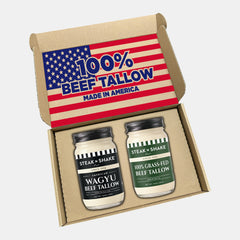 Premium Beef Tallow Bundle – Wagyu & Grass-Fed