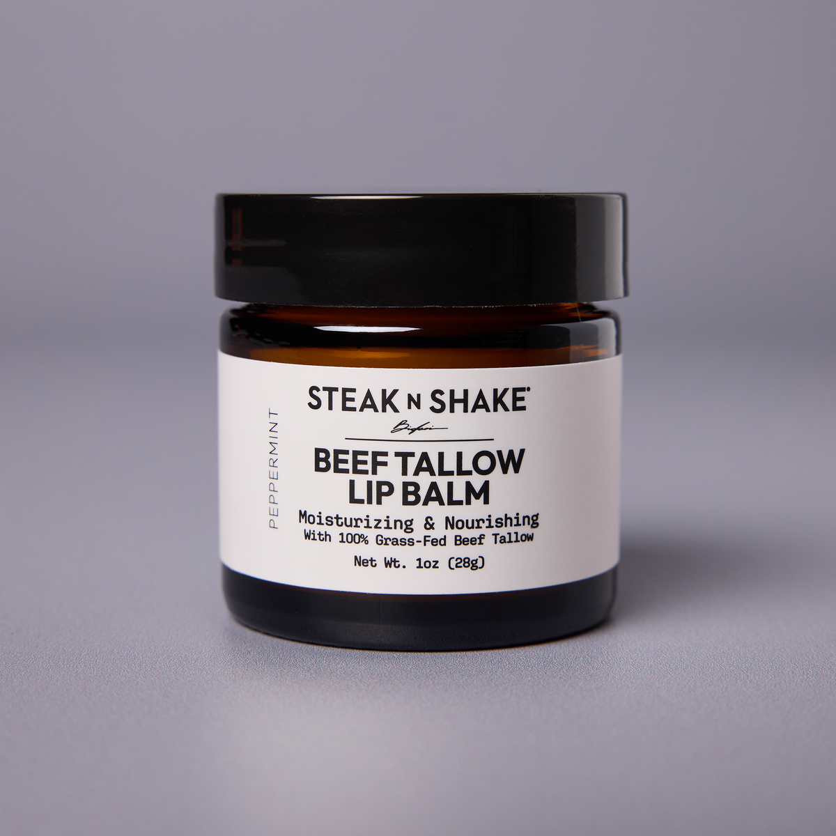 Peppermint Beef Tallow Lip Balm, 1oz