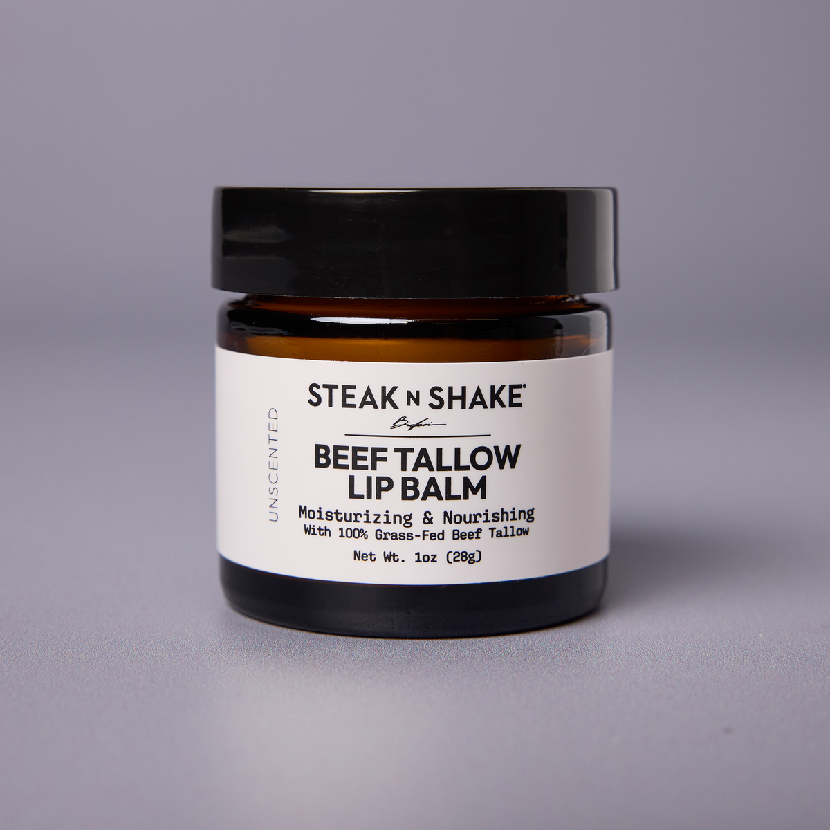 Unscented Beef Tallow Lip Balm, 1oz